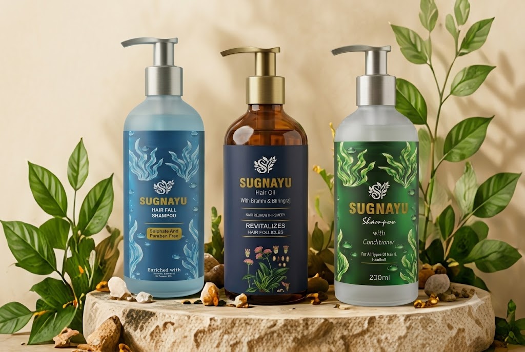Hair Care Products hair oil and shampoo collection